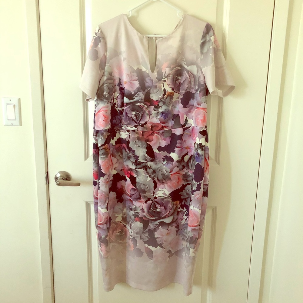 Asos curve floral dress US16